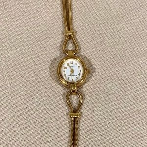 VINTAGE GOLD DRESS WATCH TIMEX COCKTAIL WATCH